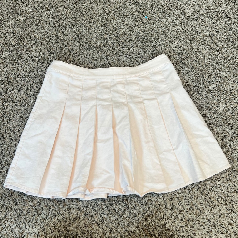 Altard State Pink Pleated Mini Skirt Size L Autumn Party School Girl